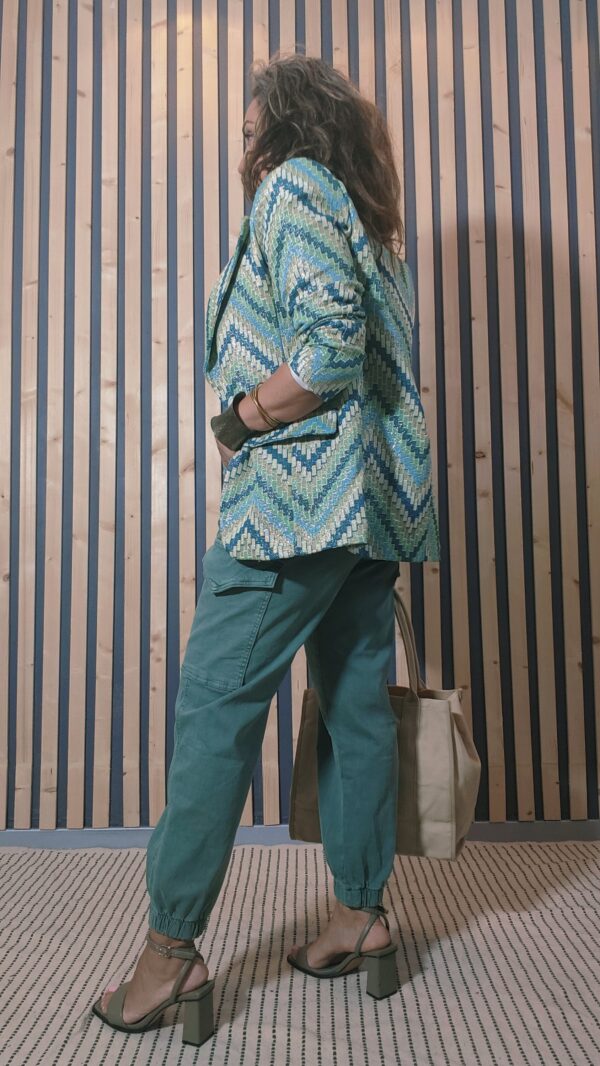 CARGO BOTONES ,VERDE