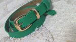 CINTURÓN PIEL BASIC, VERDE