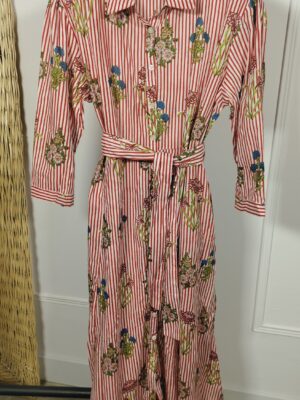 VESTIDO COMPOSE ,raya roja