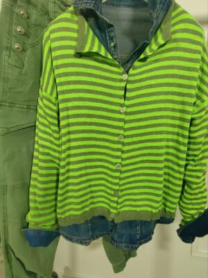 CARDIGAN HILO FLUOR