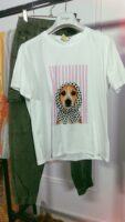 CAMISETA DOG LINEA ROSA