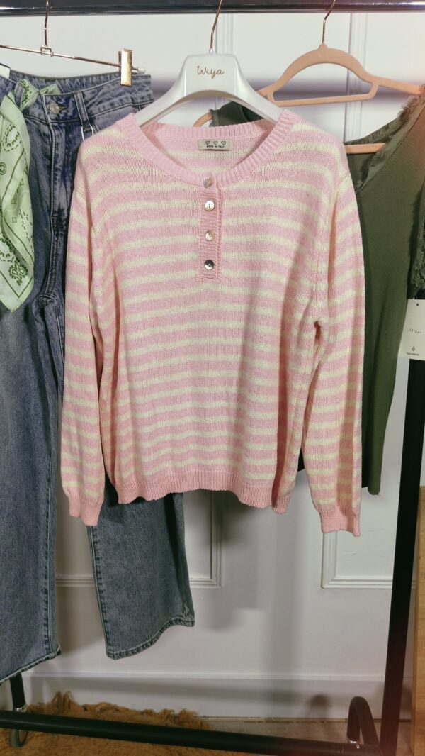 JERSEY HILO CUELLO BOTON