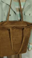 BOLSO PIEL SERRAJE CAMEL