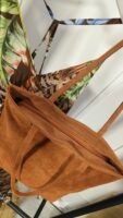 BOLSO Piel serraje TEJA