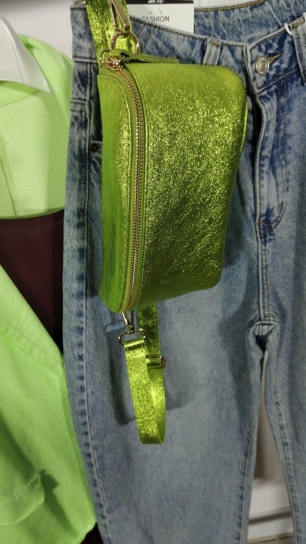 BANDOLERA PIEL FLUOR